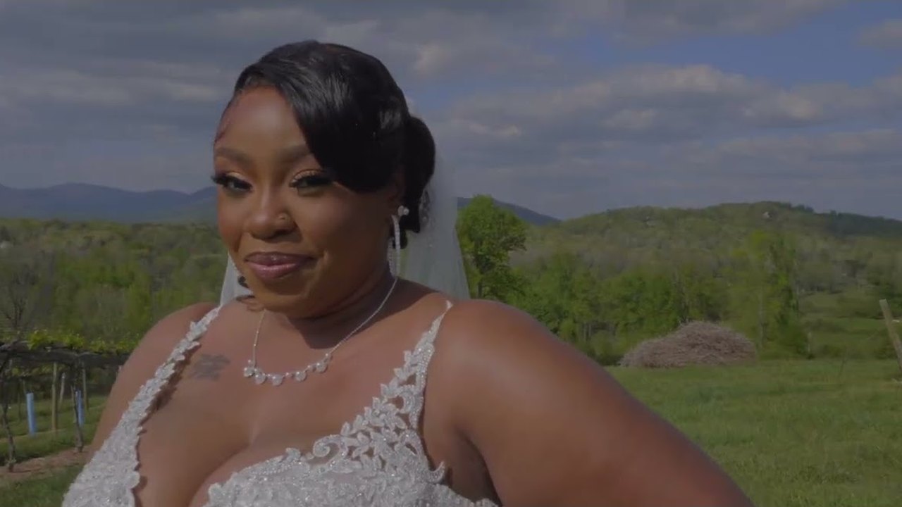 Still from the Larry & La'ria wedding film by MRP Weddings